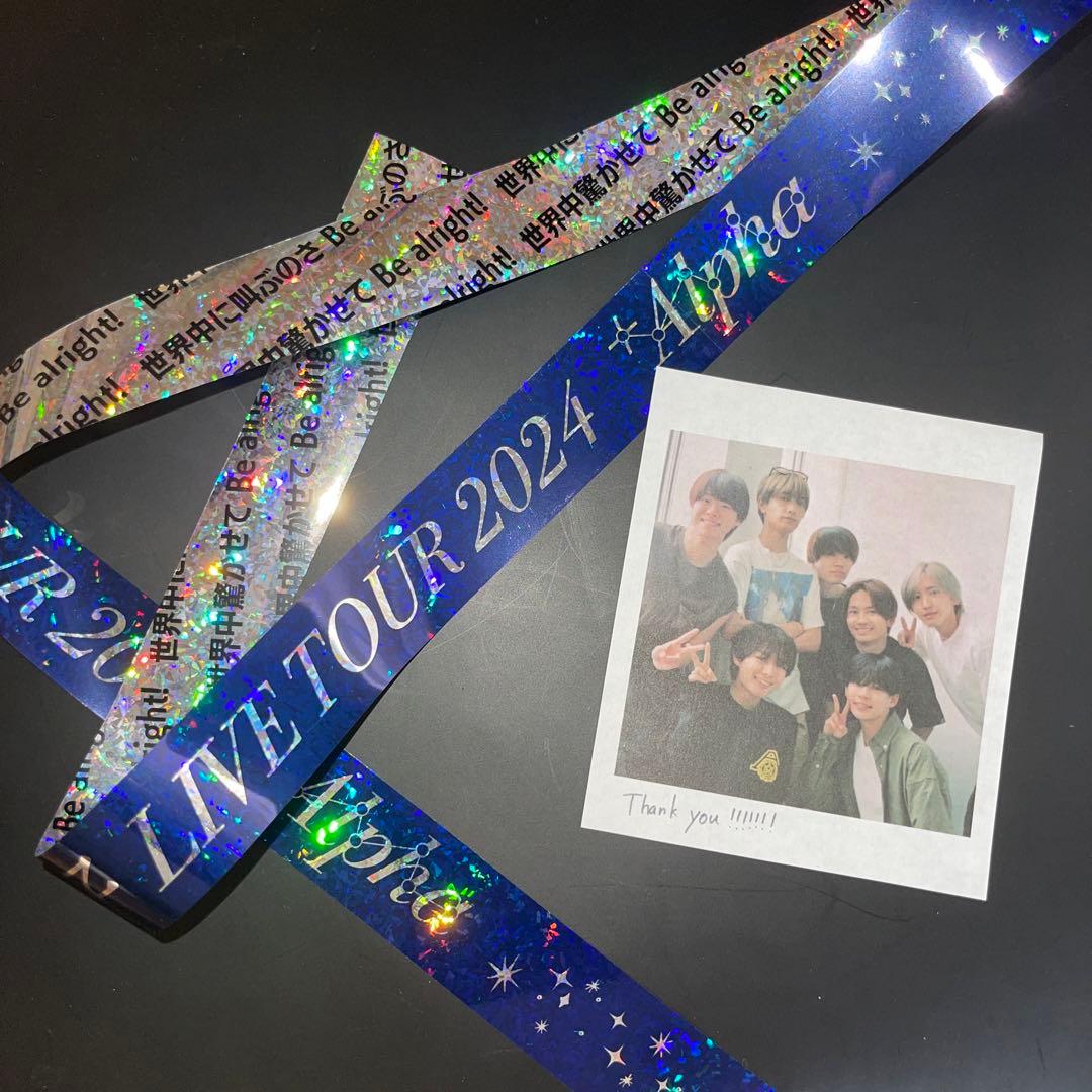 なにわ男子 2024 +Alpha 落下物 銀テープ 銀テ 写真 - メルカリ