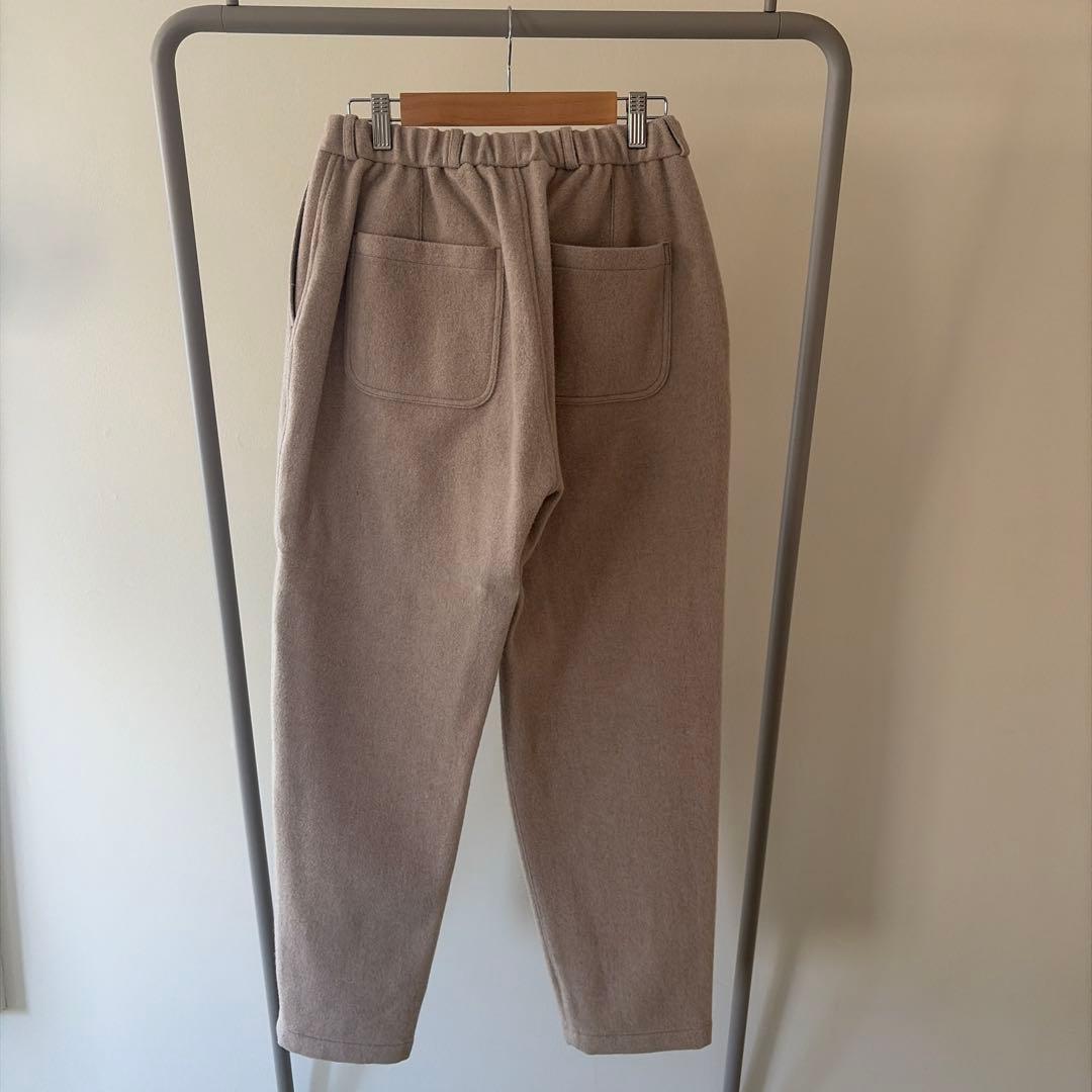 mittan ストレートウールブランケットパンツ
