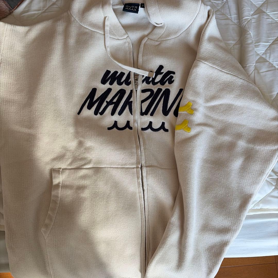 ジ*ジ様 ムータマリン モールスムースニット ジップパーカー