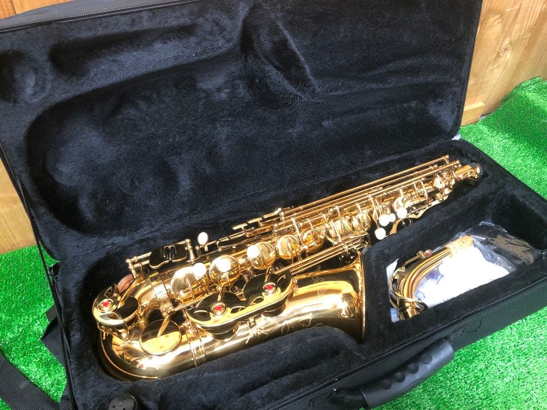 【ポチ様】Soleil ソレイユ アルトサックス ケース付き 付属品つき