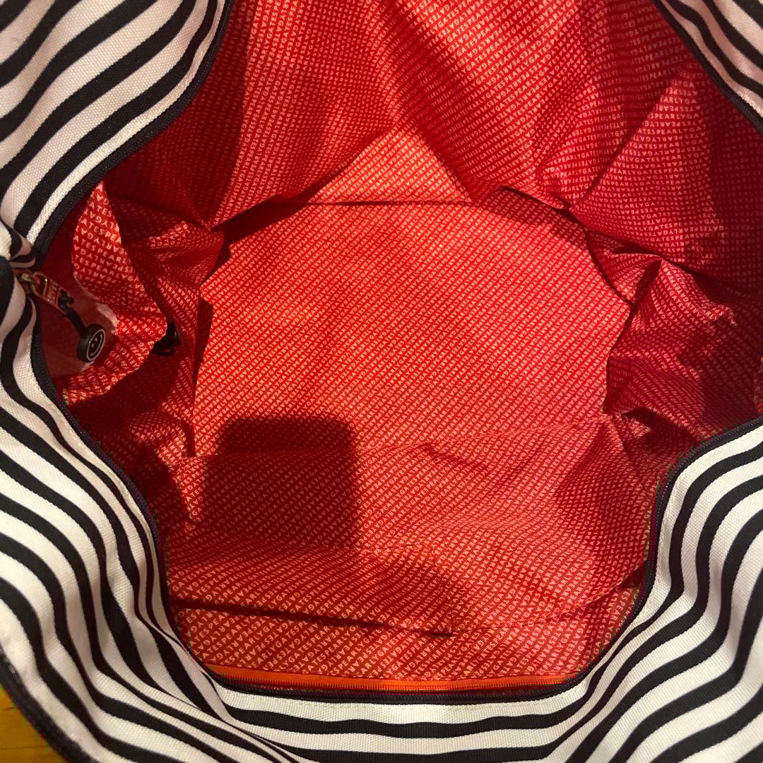 PEARLY GATES ストライプロッカーバッグ