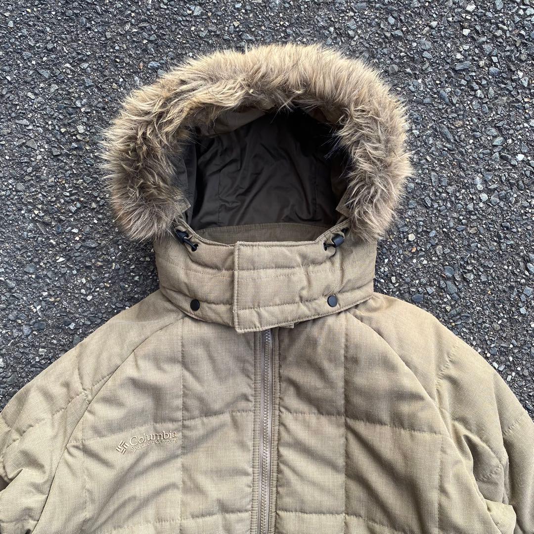 N*屋様 コロンビア hooded puffer jacket テック ファー