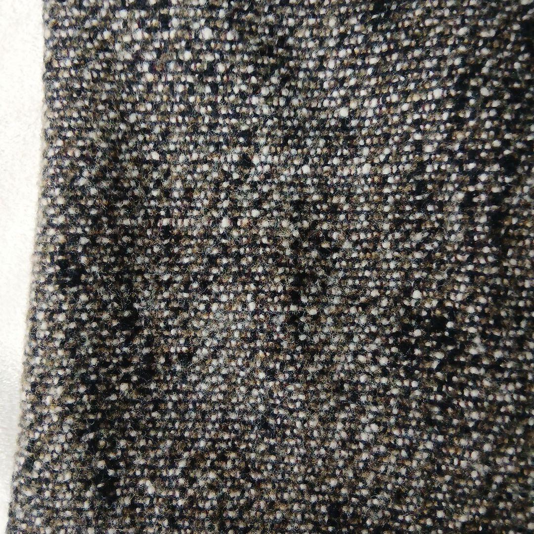 Max Mara ブラウン系ツイード ダブルブレスト ロングコー白タグ36