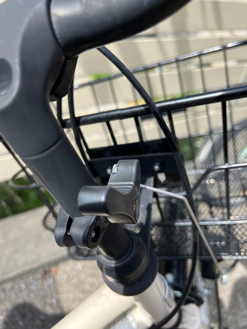 【引取り限定】あさひ　シティサイクル 26型　6段変速　オフホワイト　良品