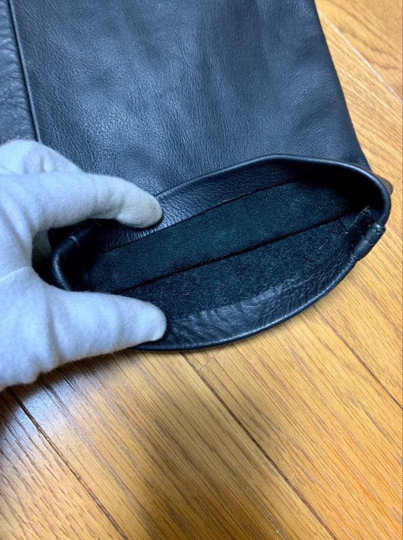 超極上品】 ペアスロープ レザーパンツ G-02 ストレートパンツ W82cm