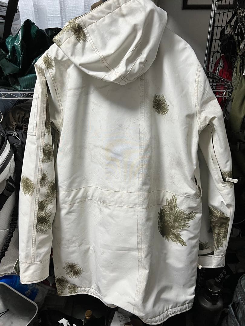 バートン　Burton GORE-TEX ホワイトスノーボードジャケット