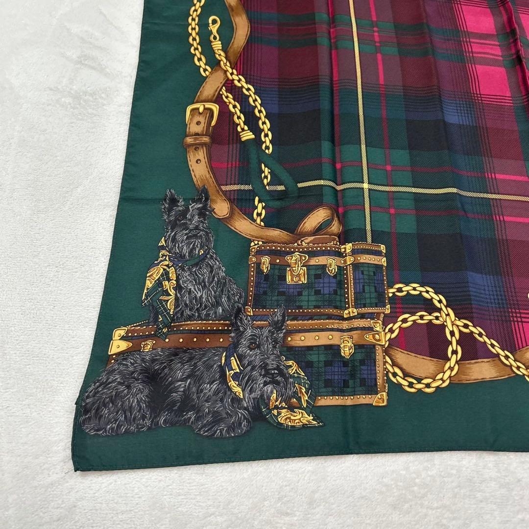 J679 新品未使用 ラルフローレン スカーフ グリーン レディース