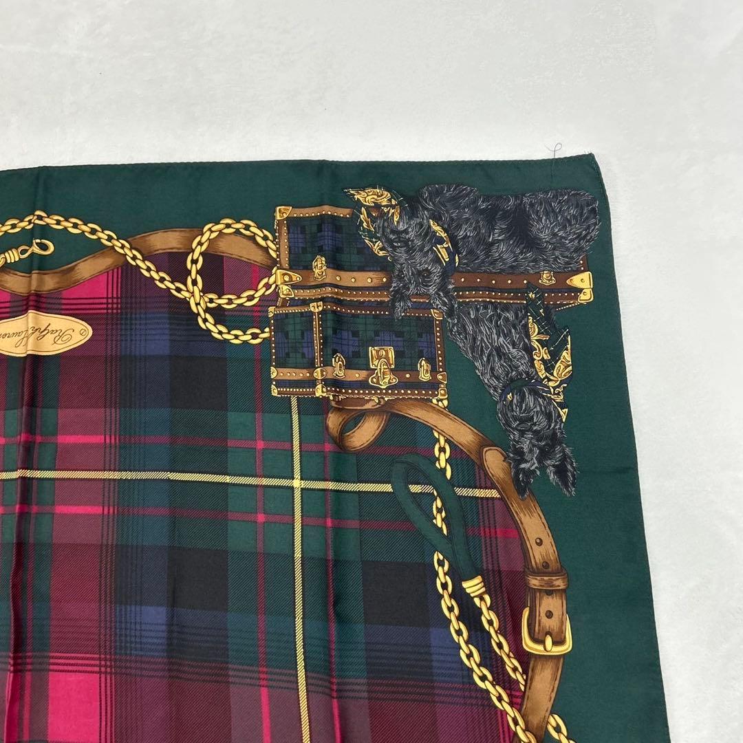 J679 新品未使用 ラルフローレン スカーフ グリーン レディース