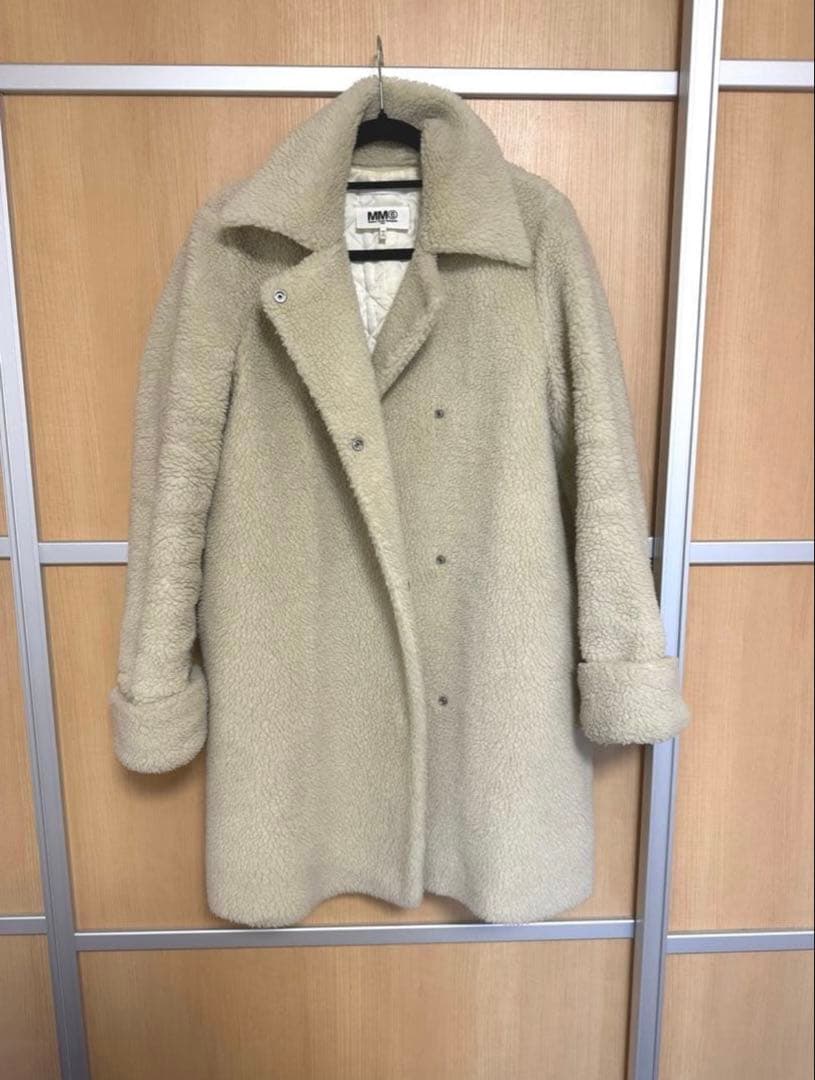 MM6 マルジェラ ボアコート ロングコート36