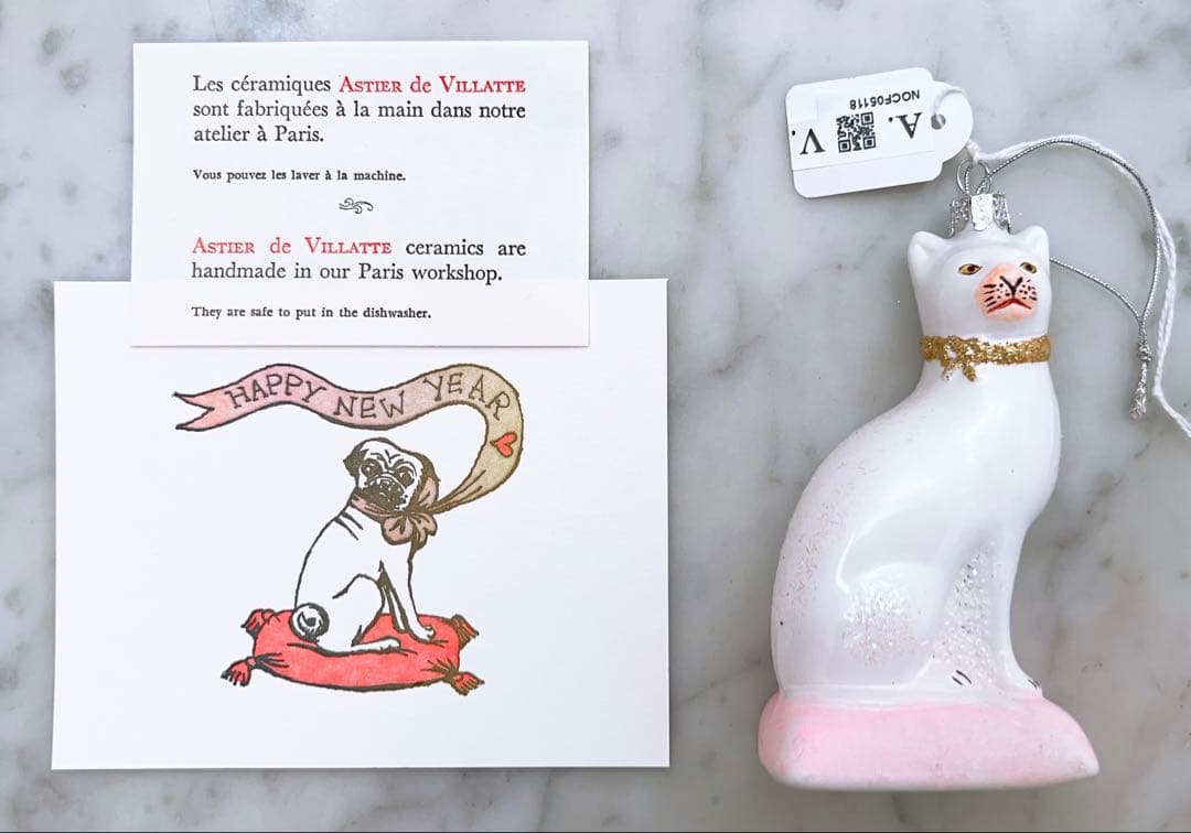アスティエ・ド・ヴィラット　オーナメント　キャット　猫♪