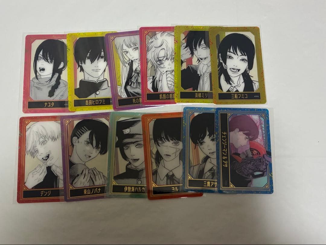 チェンソーマン 箔押しクリアカードコレクション 12枚セット - メルカリ