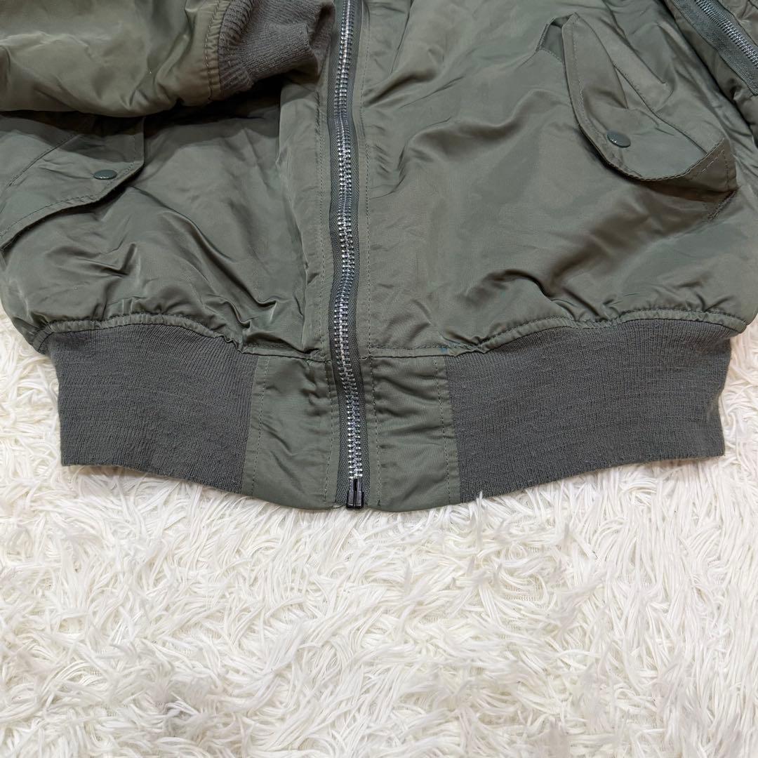 737 アルファインダストリーズ USA製 L MA-1 カーキ