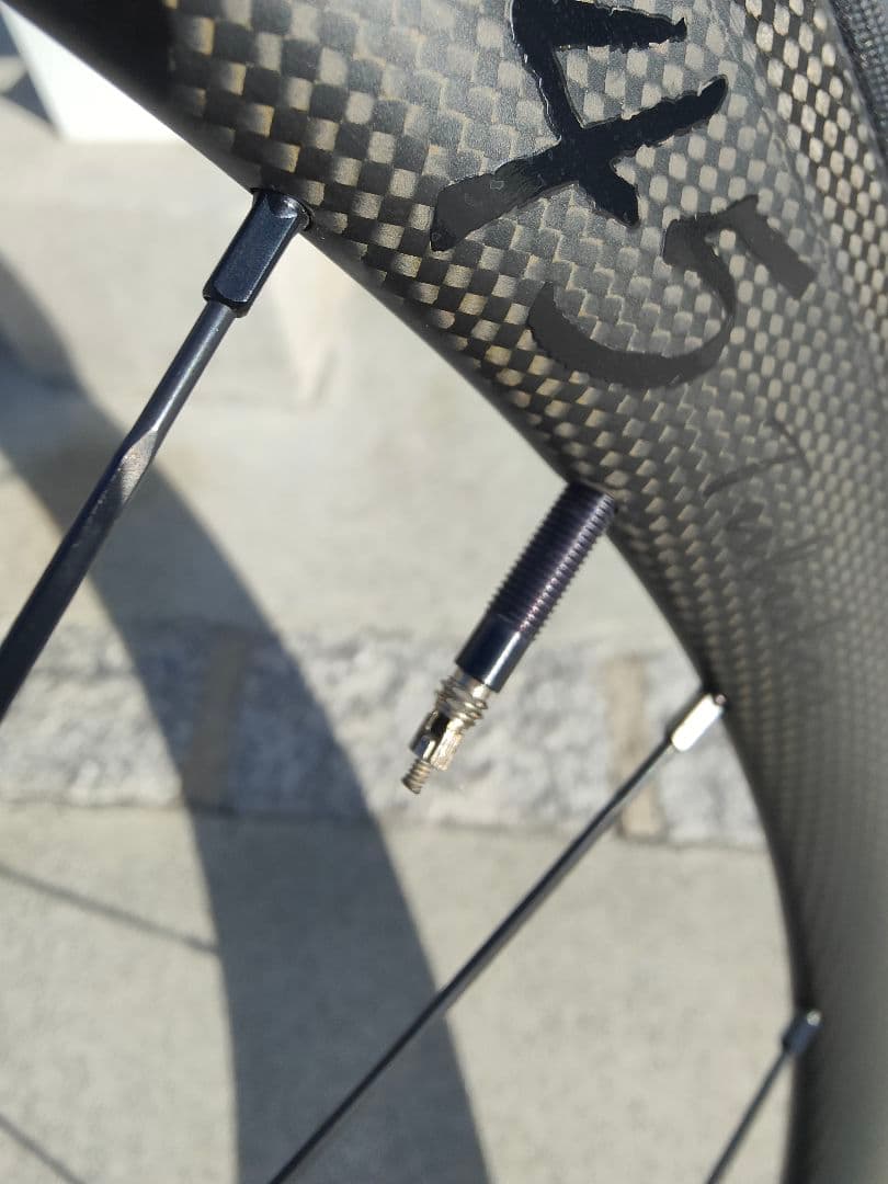 GUSTO ATTAQUE カーボンチューブラーホイール 45mm 前後　美品☆