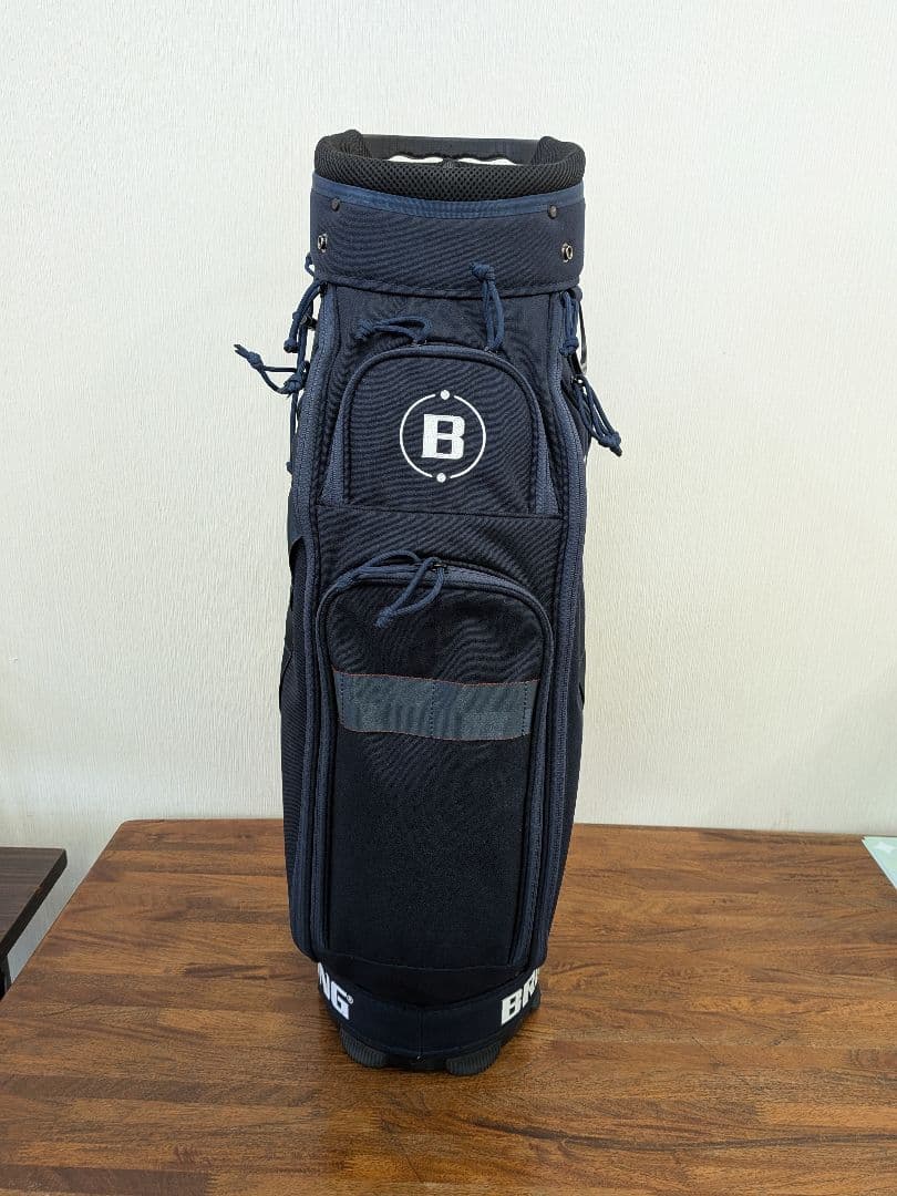 BRIEFING キャディバッグ ネイビー　パターカバー付