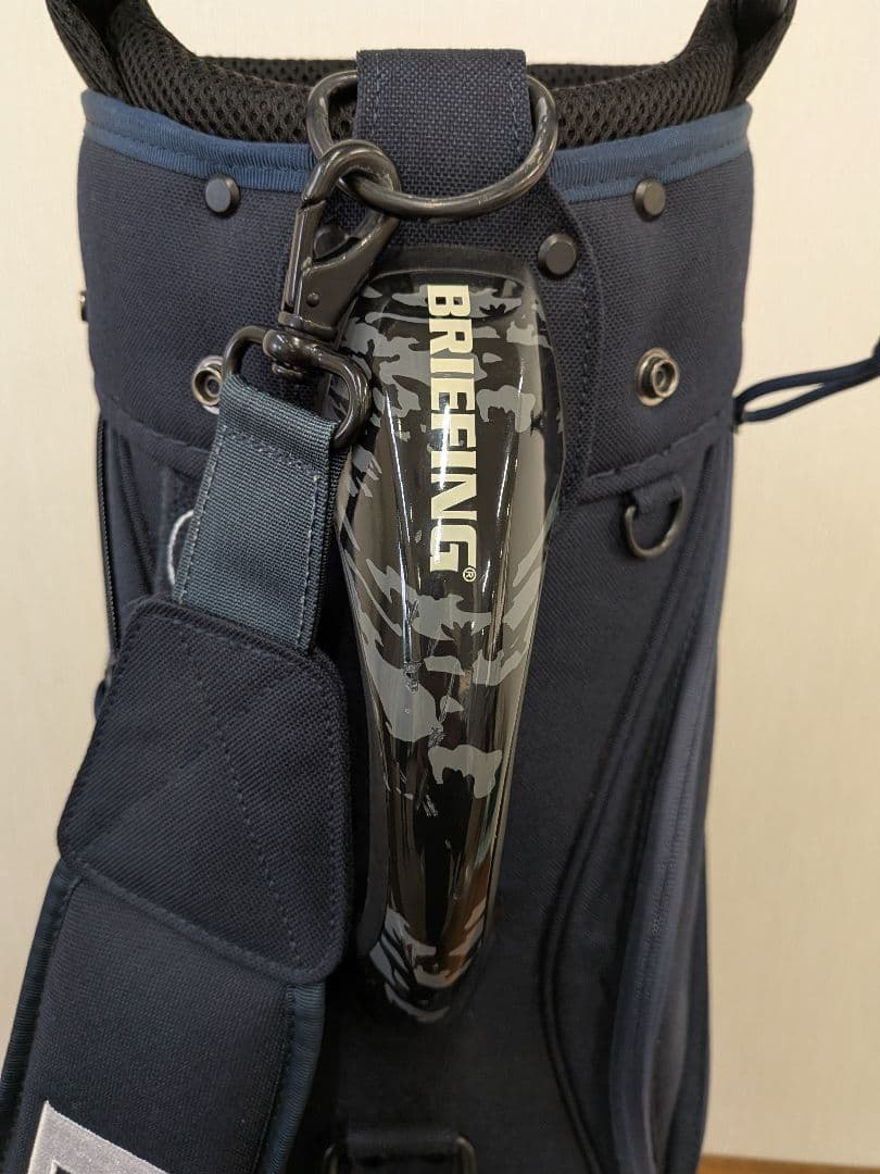 BRIEFING キャディバッグ ネイビー　パターカバー付