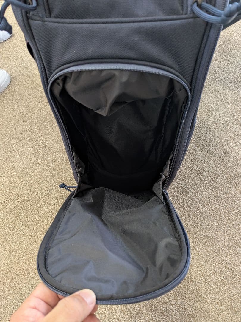 BRIEFING キャディバッグ ネイビー　パターカバー付