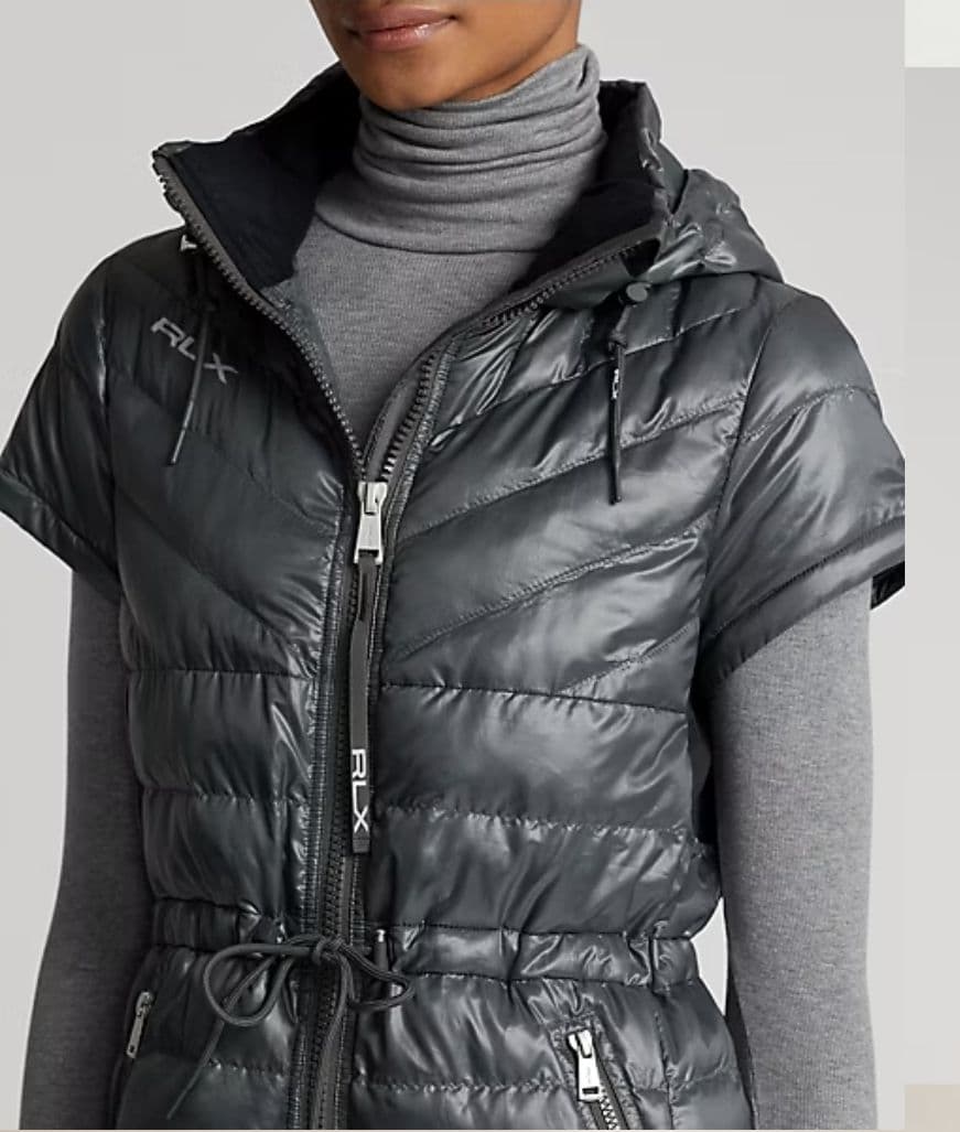 美品☆RLX☆ウォーターリペラントキルテッドリップストップコート