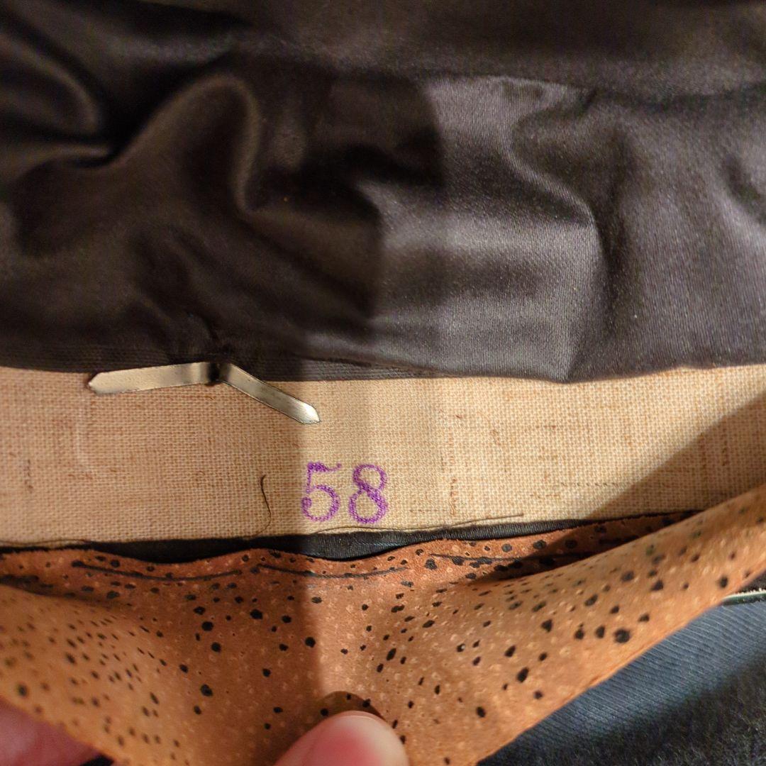 【美品】早稲田大学　帽子:学帽(角帽) 58センチ