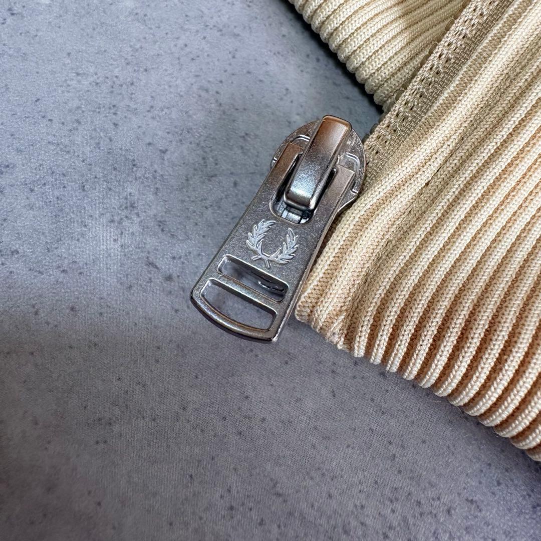 FRED PERRY トラックジャケット クリーム ポルトガル製 S ジャージ