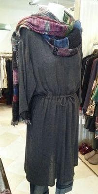 ファリエロ サルティ　Faliero Sarti　ストール　ボーダーチェック