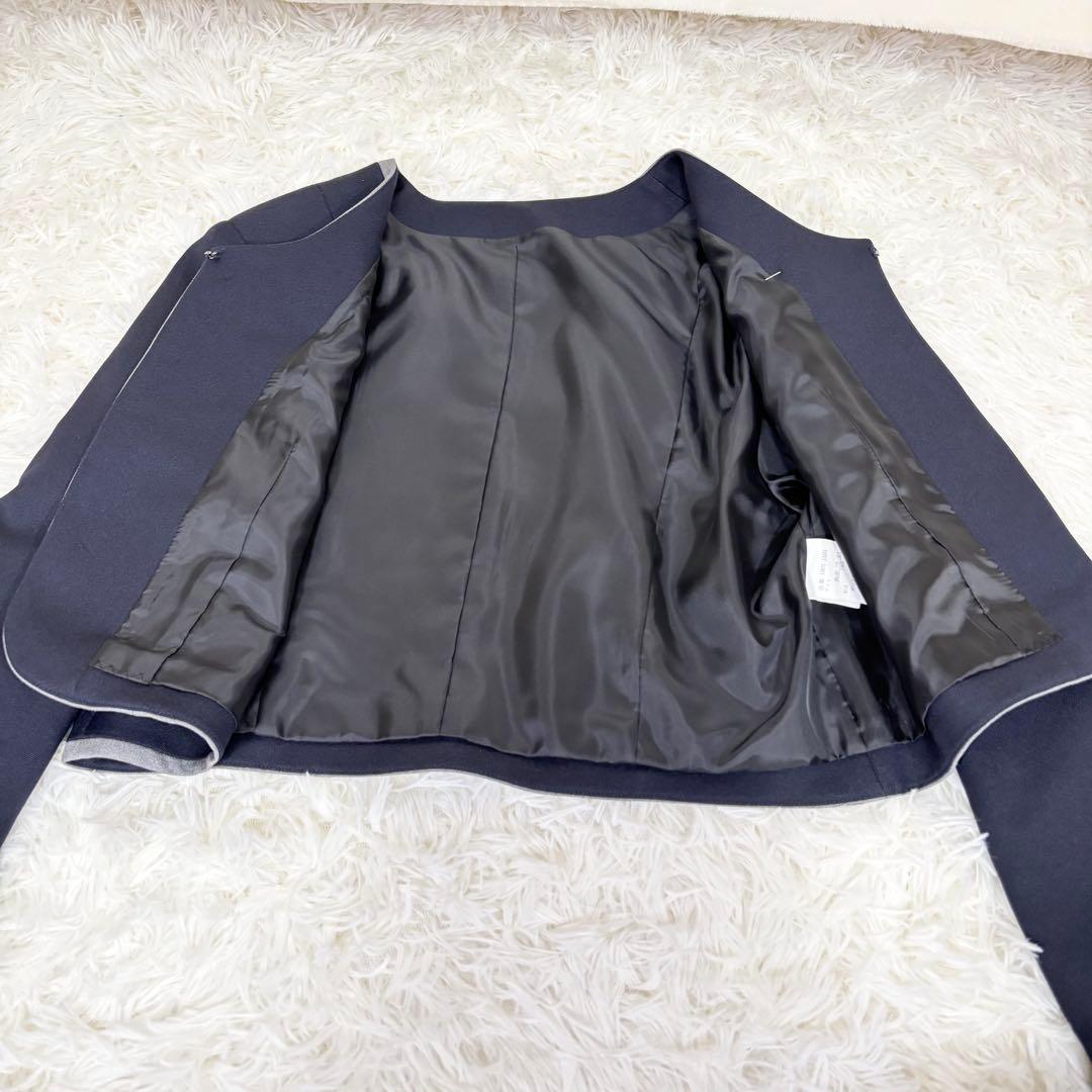 【極美品】CHOPIN ワンピース　ジャケット　ドレス　卒業式　160 ネイビー