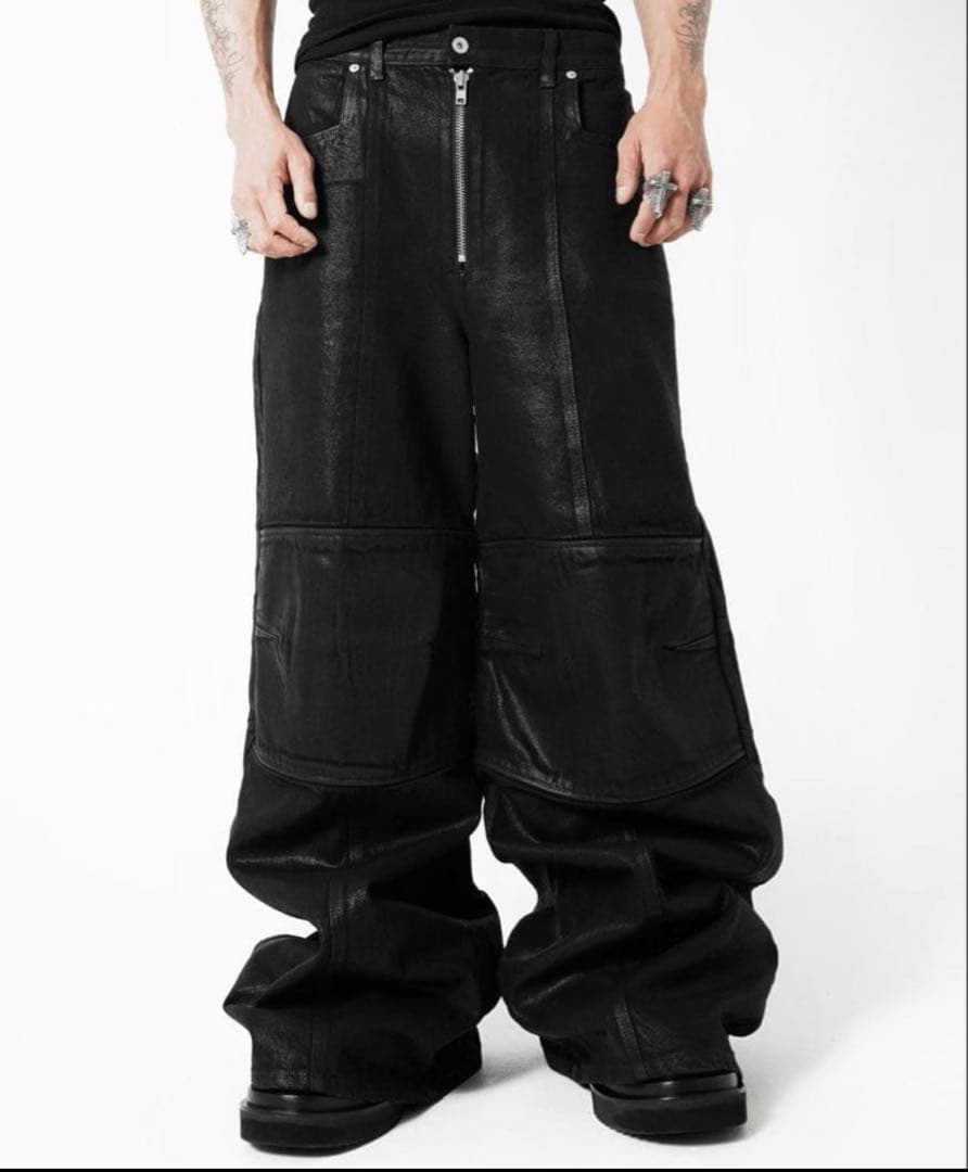 パンツ NO MASS PROD \"04GLM\" Moto Baggy Jeans