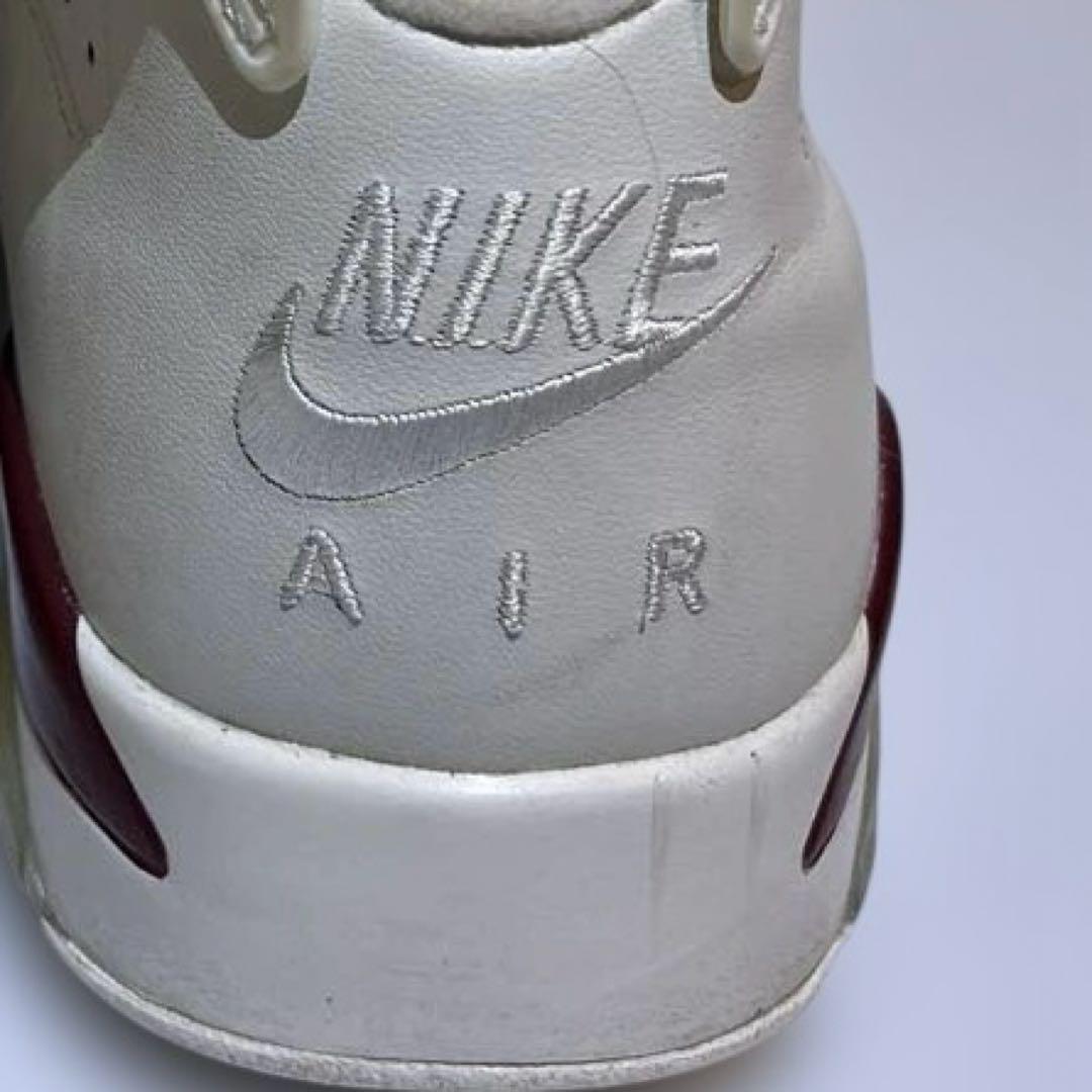 NIKE AIR JORDAN 6 レトロ ホワイト×マルーン 28.5cm