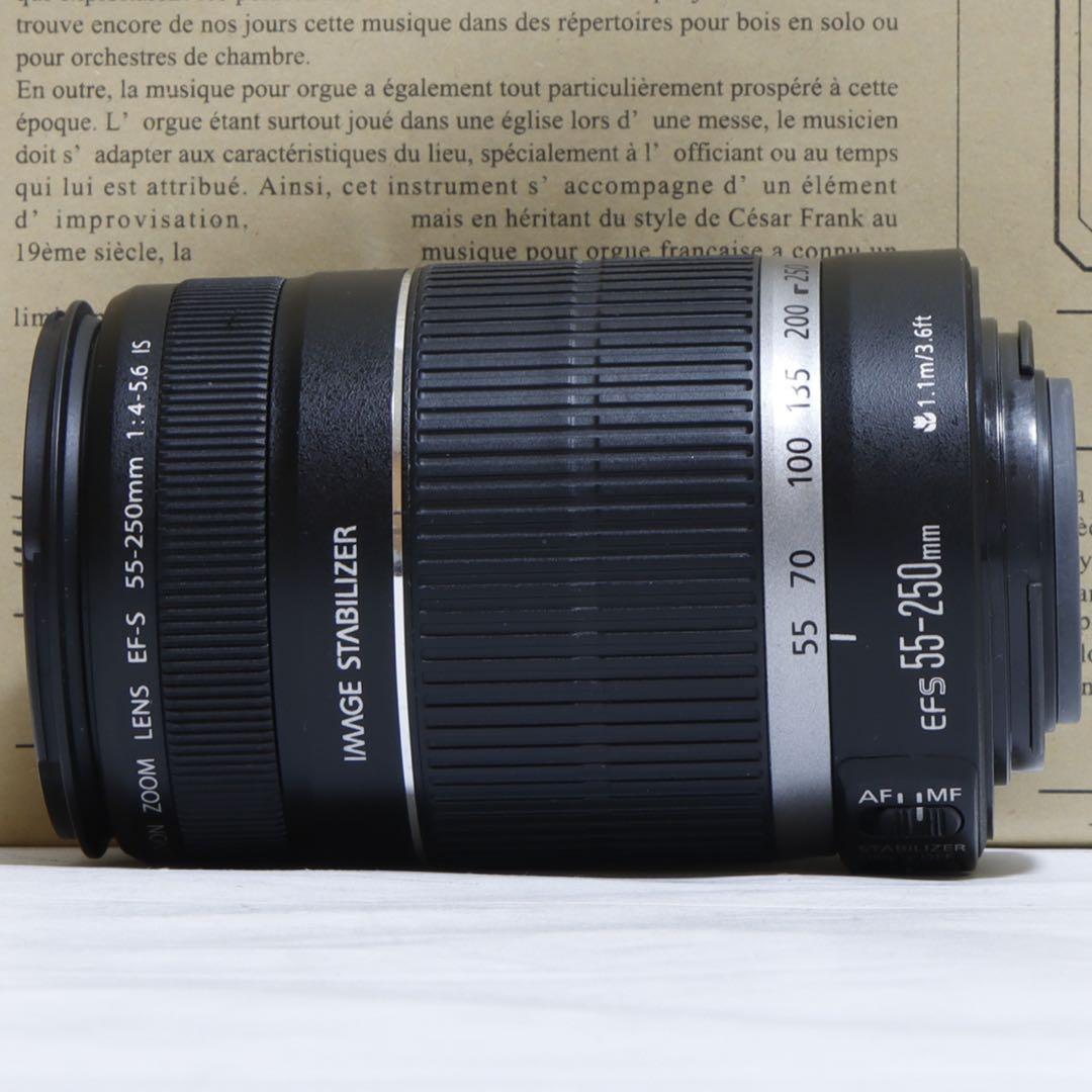 ⭐︎望遠&手ブレ&軽量&良光学⭐︎ Canon純正 250mm 望遠ISレンズ♫の