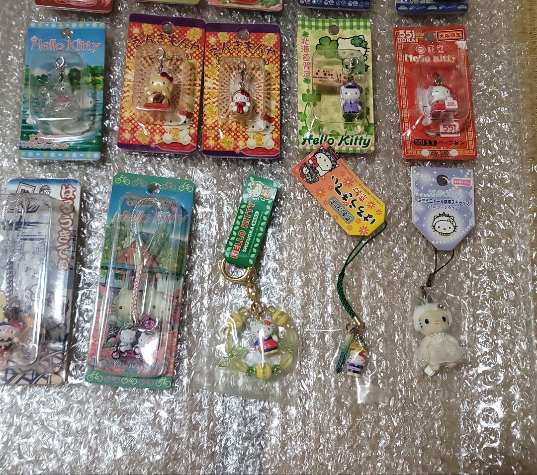 ご当地ハローキティ キティちゃん　ストラップまとめ売り15点