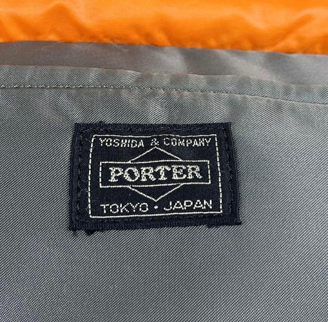 ★美品★レア★ポーター タンカー ショルダー 半月型 シルバーグレー ナイロン
