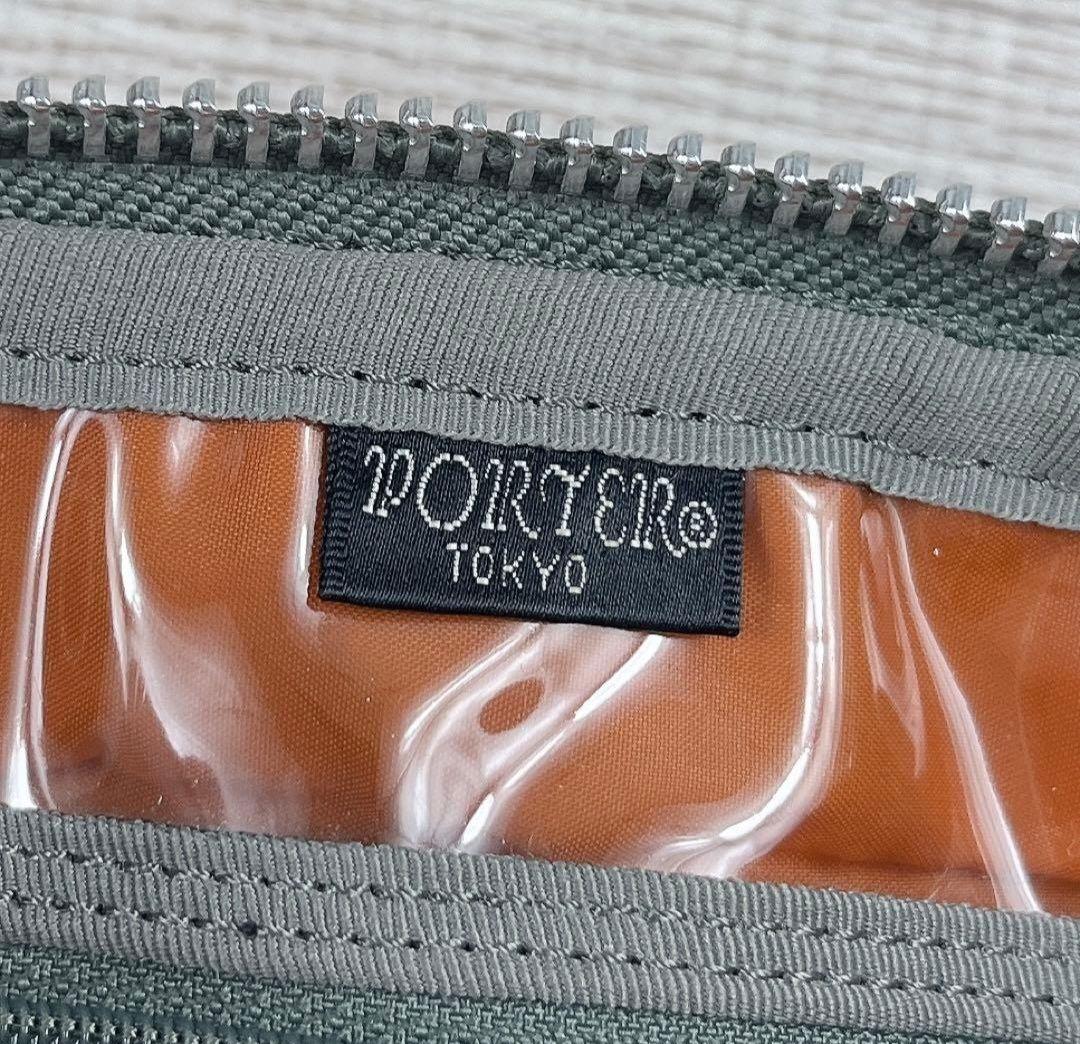 ★美品★レア★ポーター タンカー ショルダー 半月型 シルバーグレー ナイロン