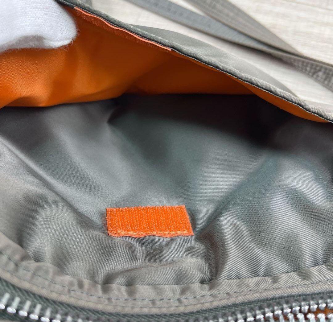 ★美品★レア★ポーター タンカー ショルダー 半月型 シルバーグレー ナイロン