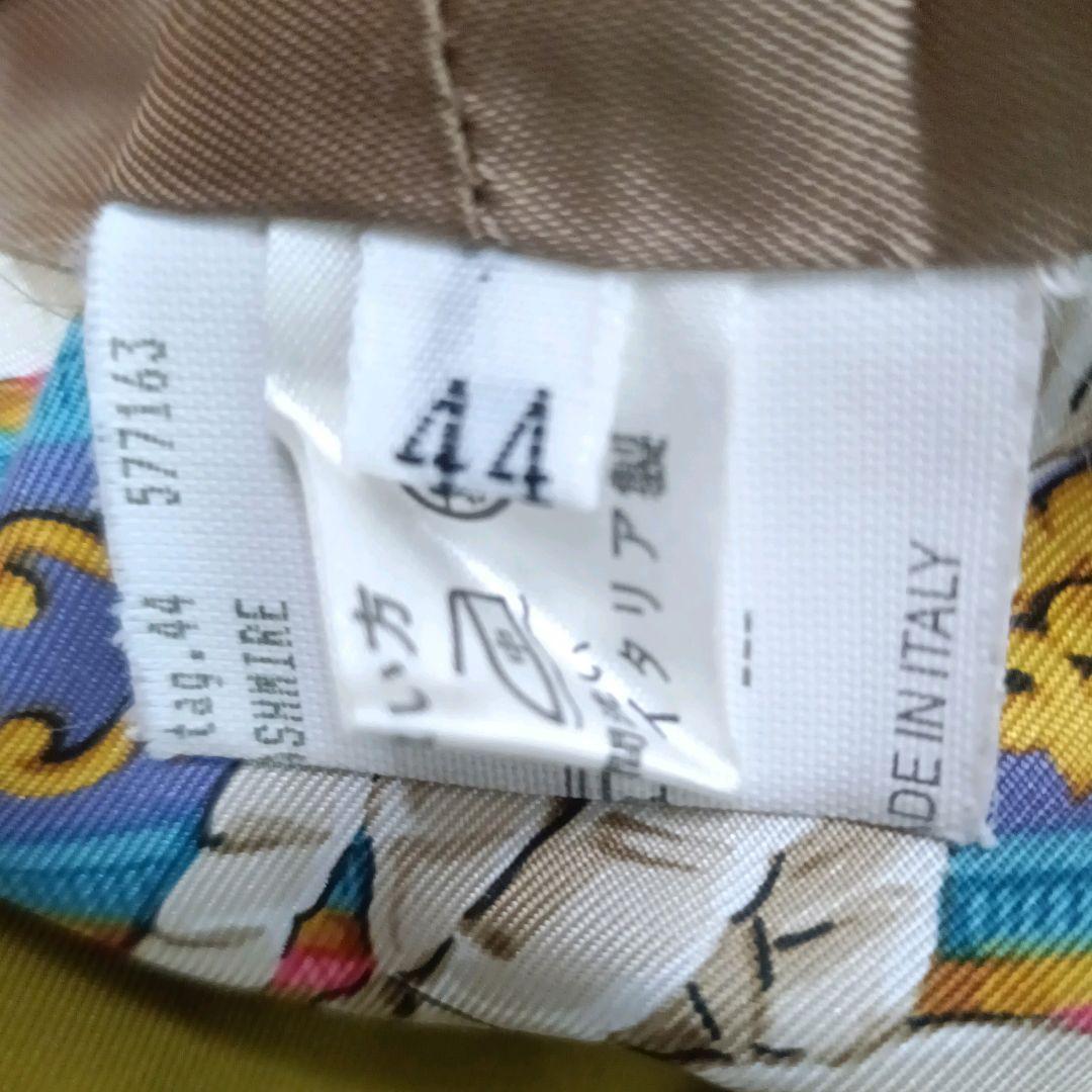 2XL✨HERNO カシミア 馬のリボン 裏地総柄 ロングコート ハニーベージュ