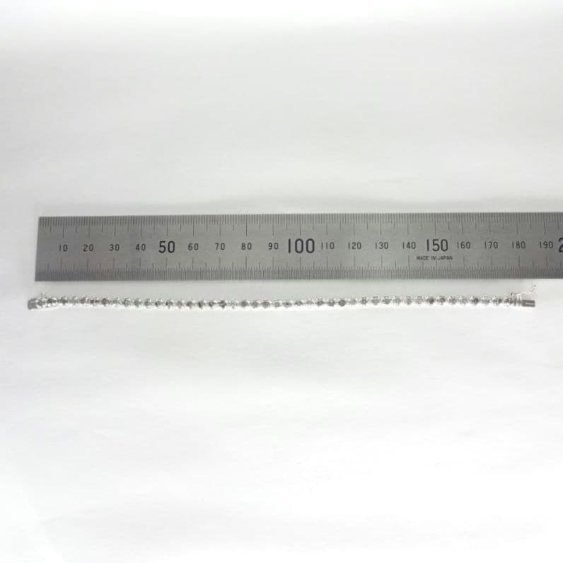 【Kako♡様】5.00ct　ダイヤモンド　テニスブレスレット　K18WG