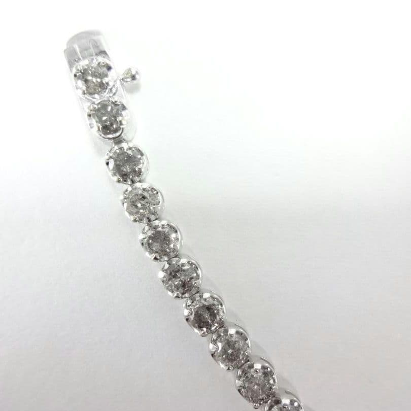 【Kako♡様】5.00ct　ダイヤモンド　テニスブレスレット　K18WG