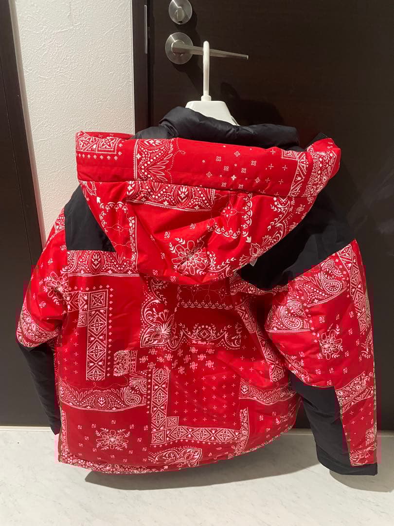 タグ付新品　ノースフェイス　バンダナ柄 アルティメットダウンジャケット　サイズS