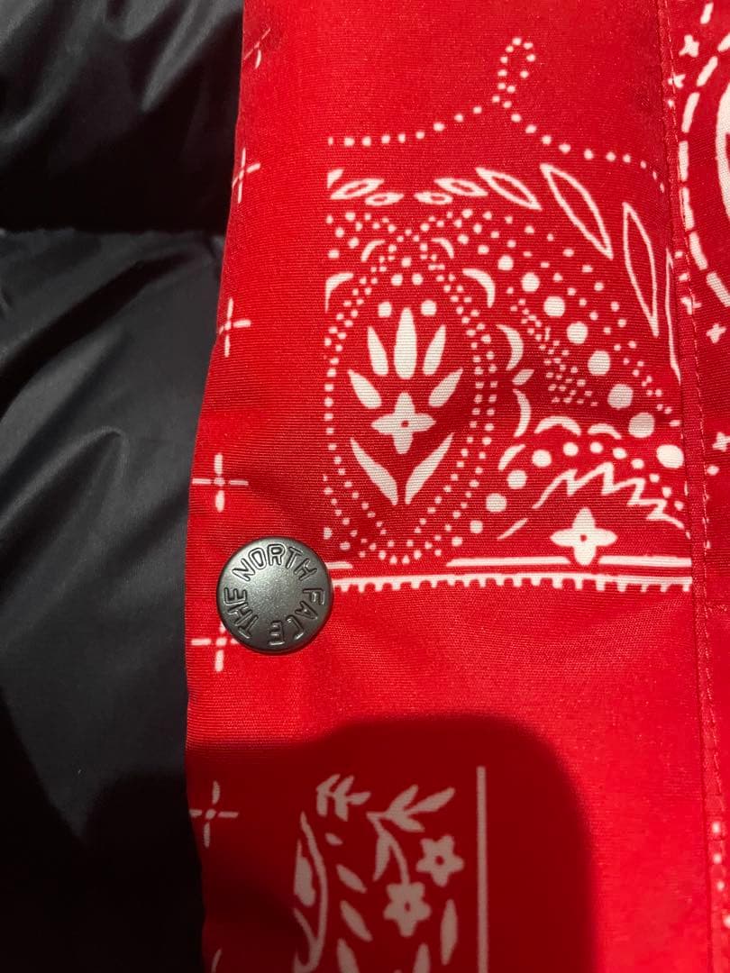 タグ付新品　ノースフェイス　バンダナ柄 アルティメットダウンジャケット　サイズS
