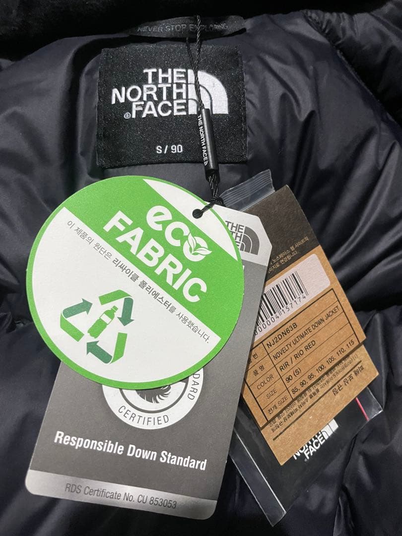 タグ付新品　ノースフェイス　バンダナ柄 アルティメットダウンジャケット　サイズS