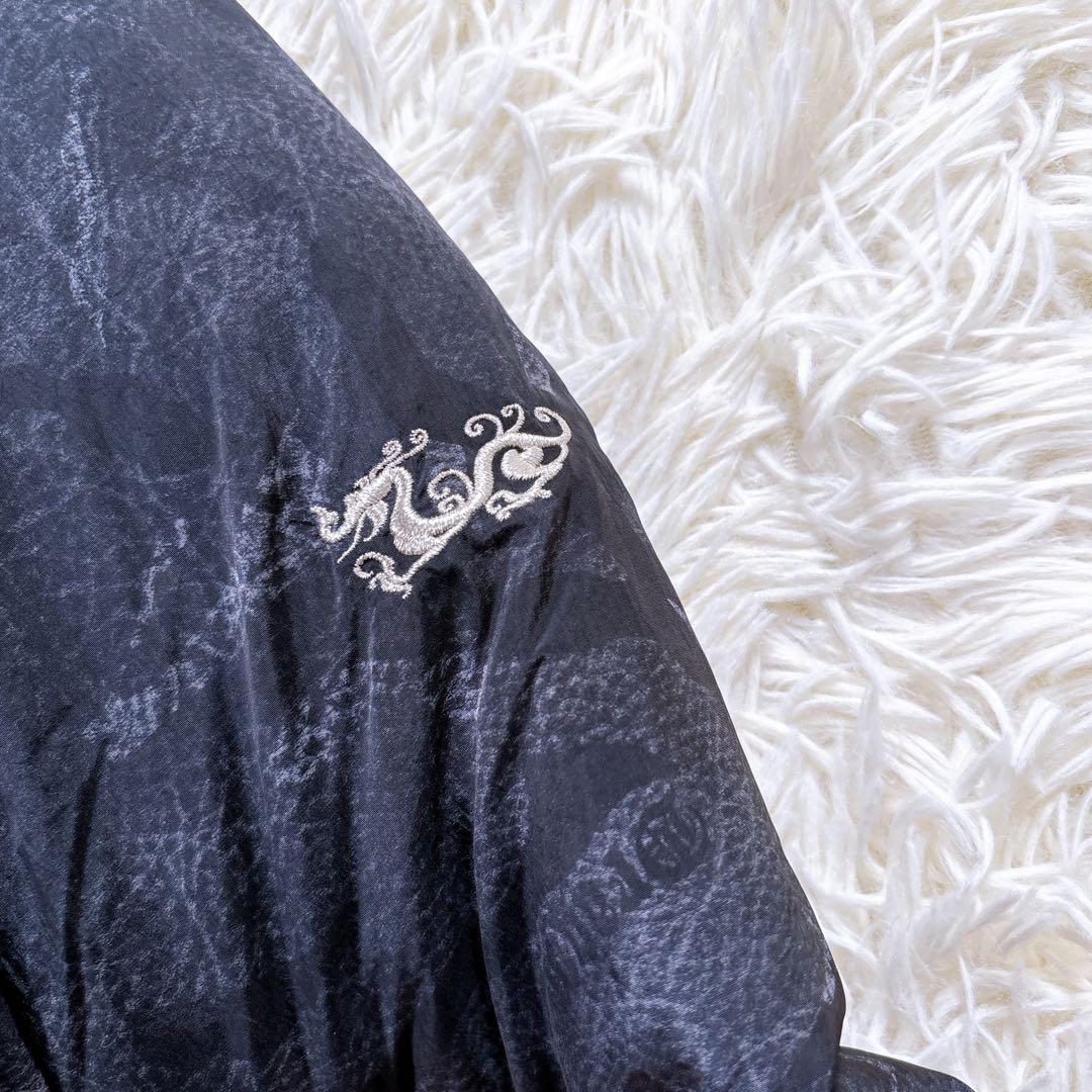 【サイズ3☆美品】ダンスウィズドラゴン　ダウンジャケット　2WAY 刺繍ワッペン