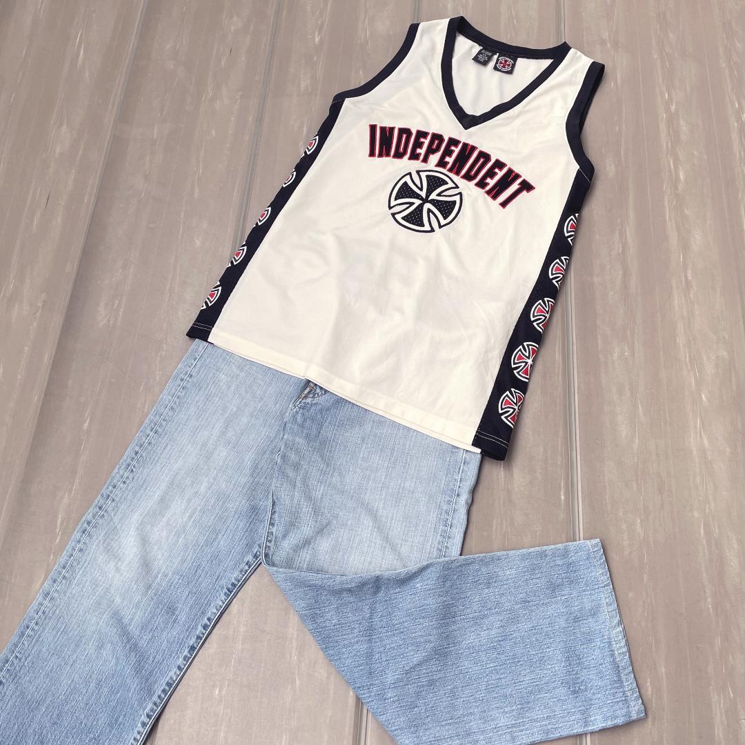 00年代USA企画】インディペンデント アイアンクロス タンクトップ NHS