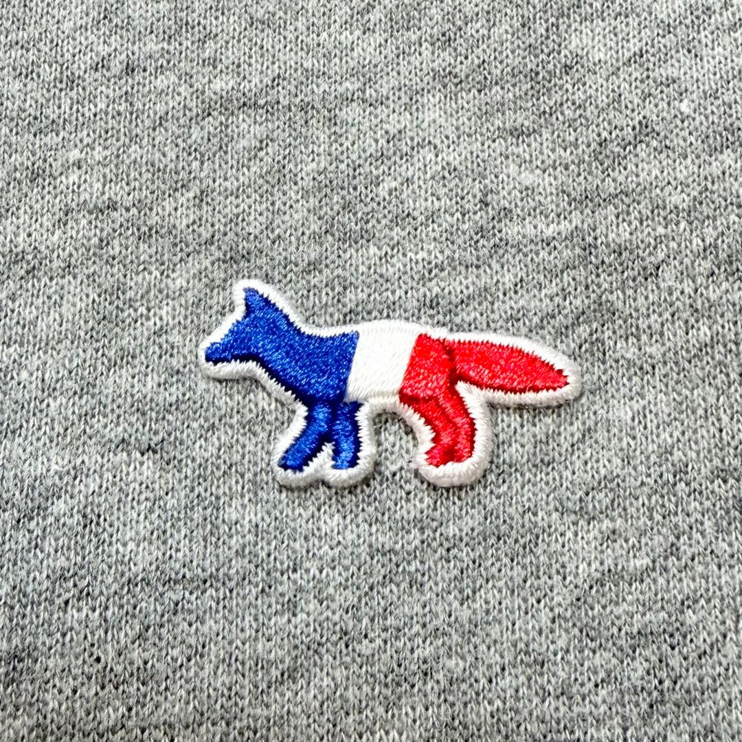 ✨美品✨メゾンキツネ　トリコロールフォックス　スウェット　M グレー　男女兼用