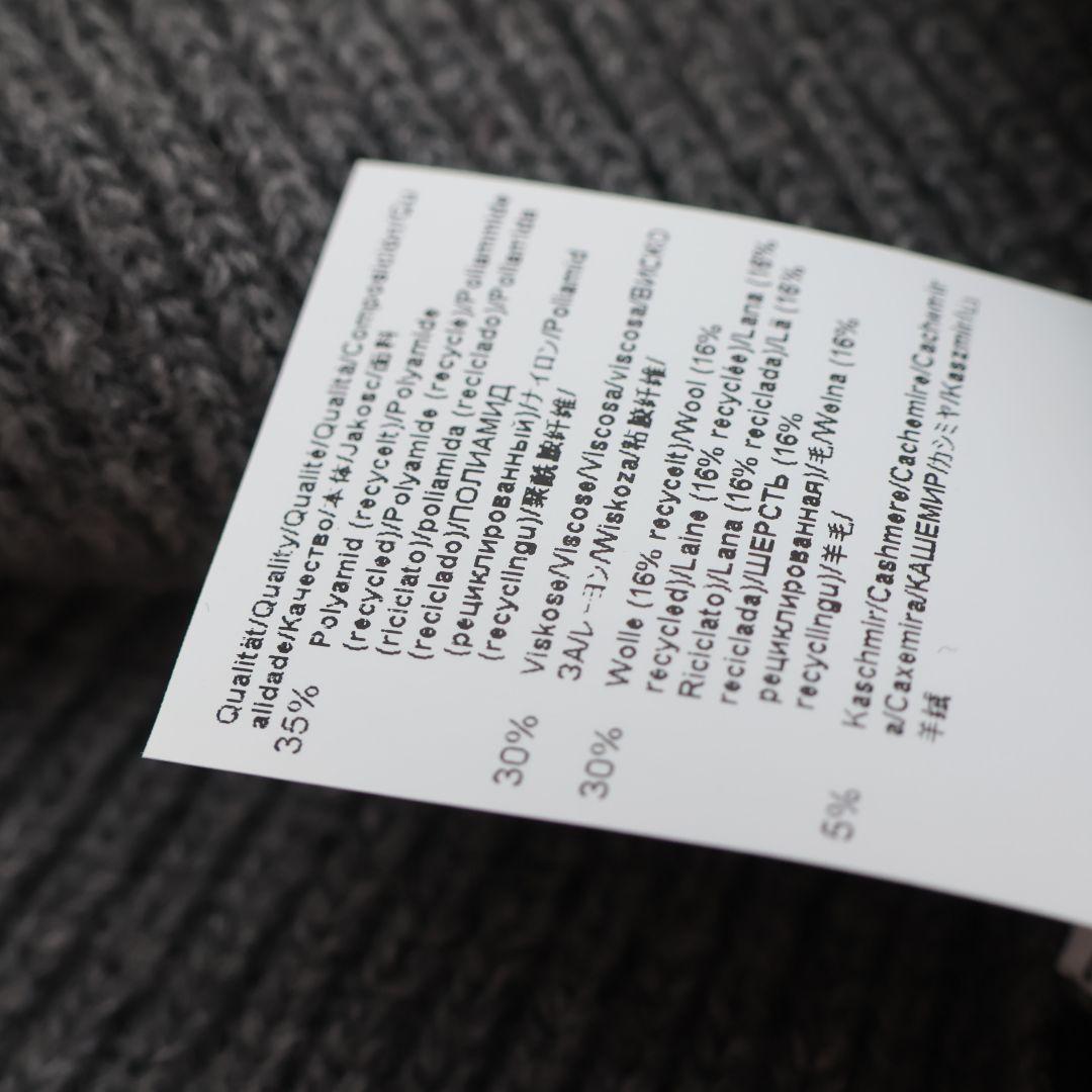 新品未使用 ヒューゴボス BOSS ニット帽 ビーニー マフラー グレー