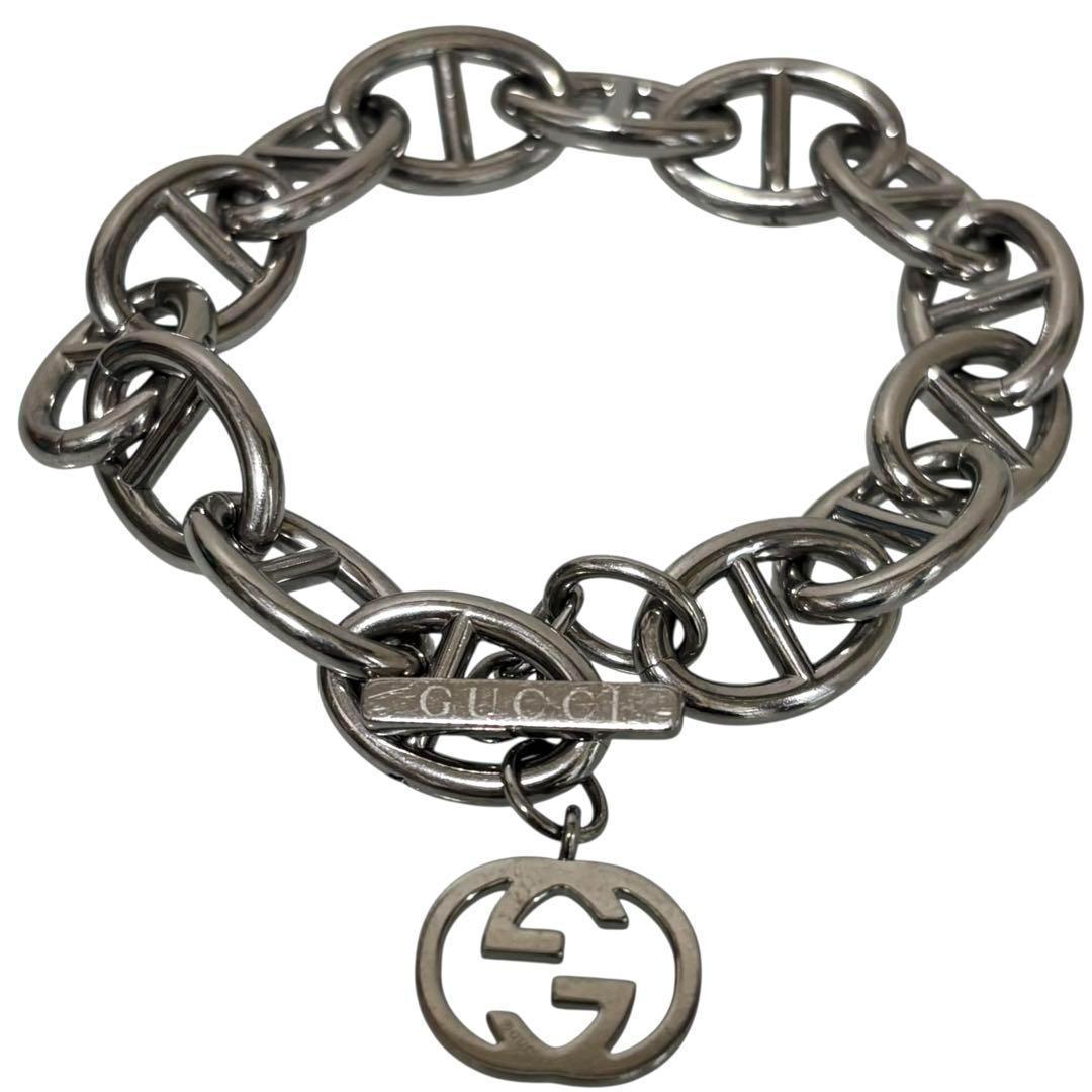 GUCCI グッチ トムフォード期 GG アンカーチェーンブレスレット