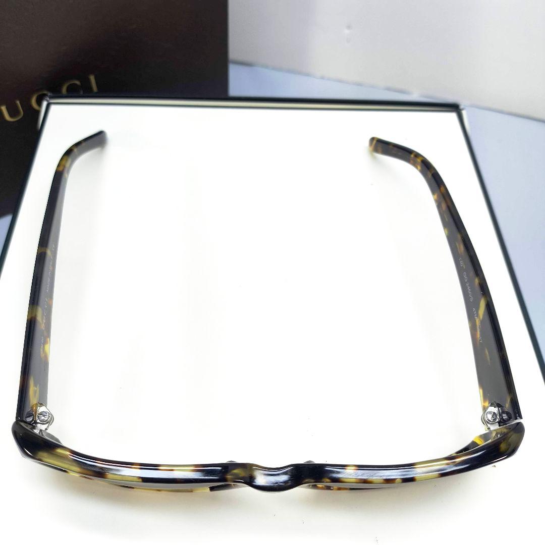 極美品 グッチ サングラス GUCCI GG アイウェア スクエア