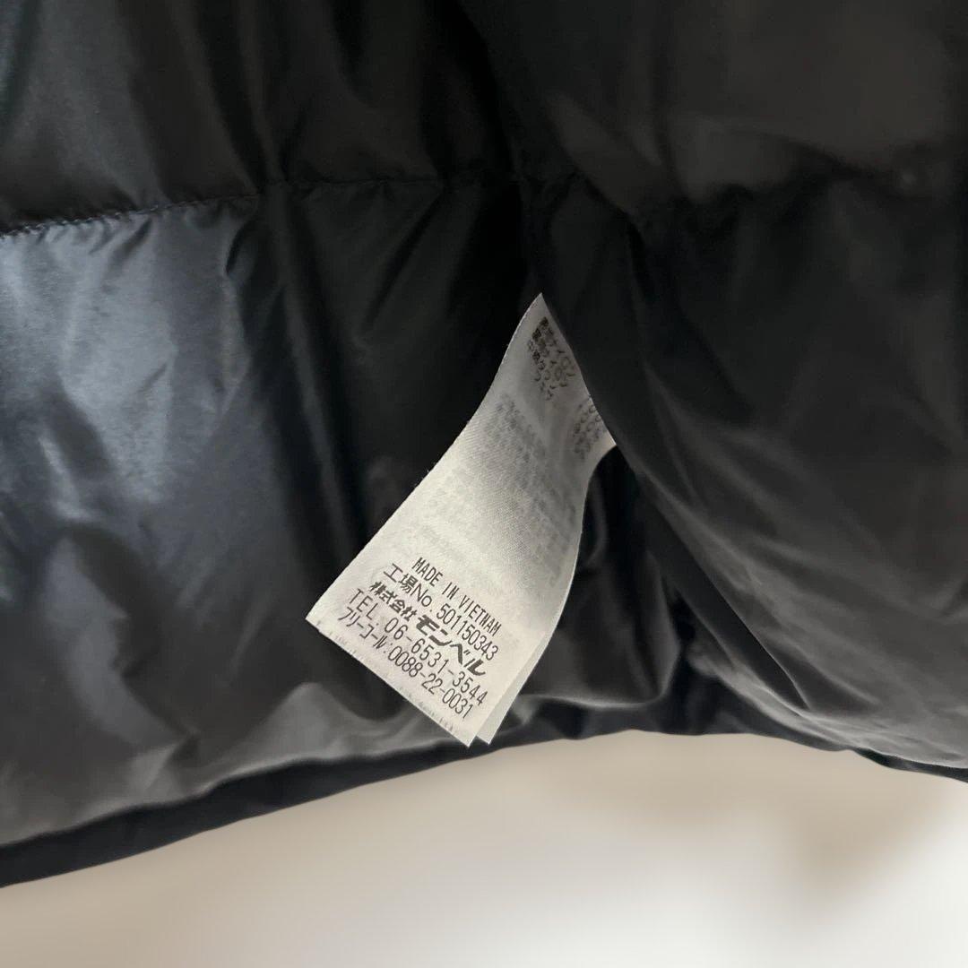 パーマフロストダウンパーカ　ブラック　Mサイズ　ゴアテックス　モンベル　黒