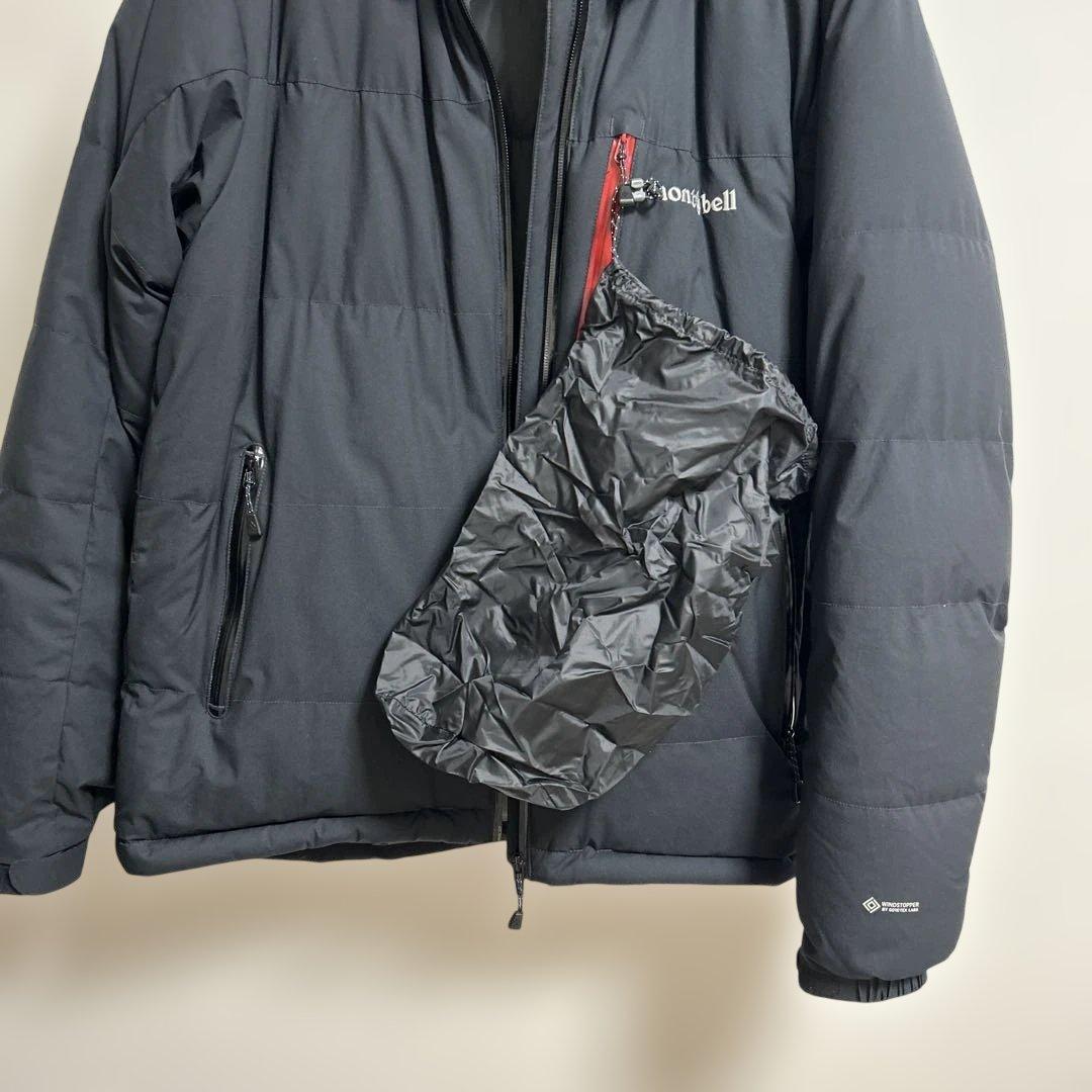 パーマフロストダウンパーカ　ブラック　Mサイズ　ゴアテックス　モンベル　黒