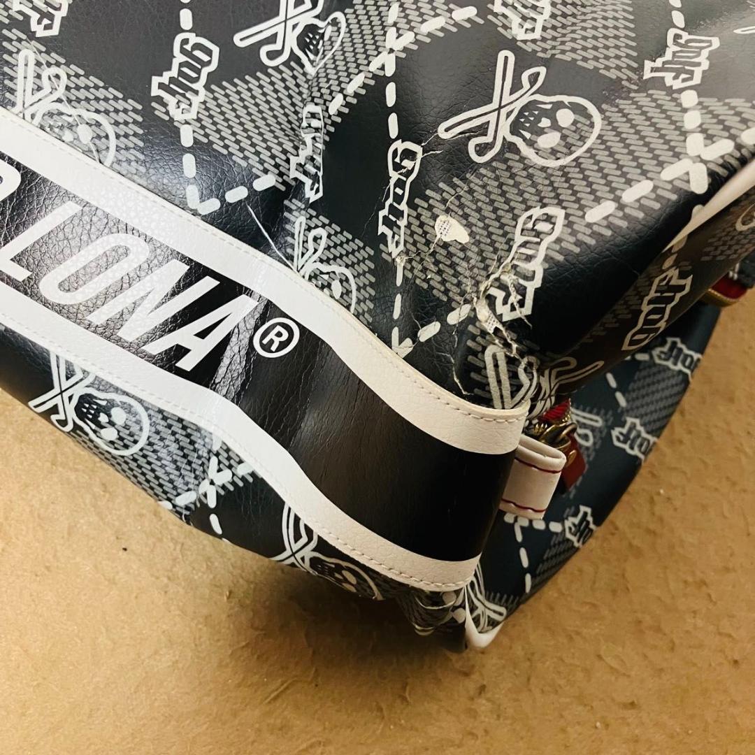 希少 MARK&LONA キャディバッグ Skull&Kilt 7分割 スカル柄 - メルカリ