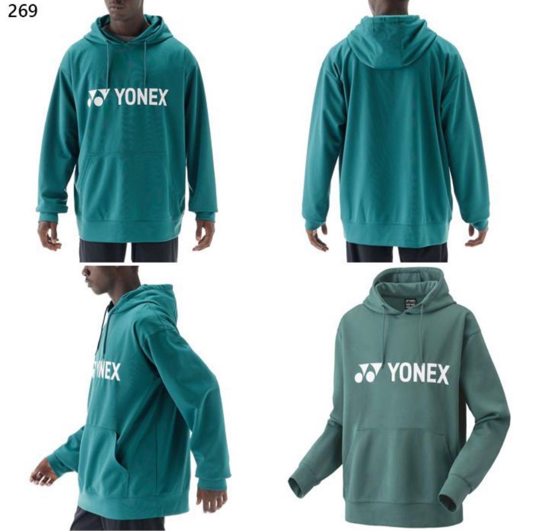 新品☆YONEX ヨネックス ユニパーカー（ビッグシルエット）グリーン　M