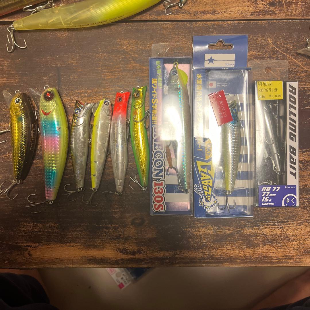 シーバスルアーまとめ売り50本ほど 引退セット