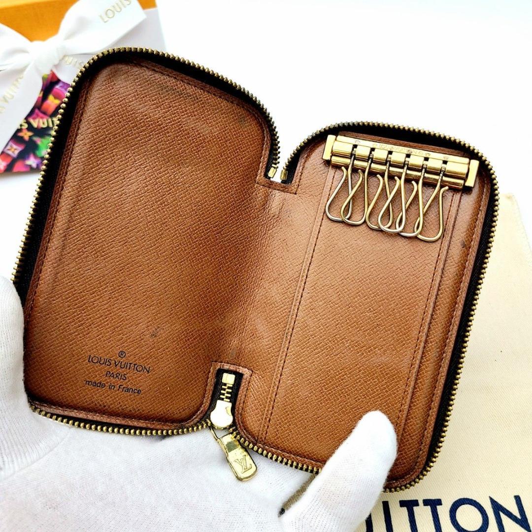 美品 ルイヴィトン キーケース ポシェット6クレ モノグラム ヴィンテージ